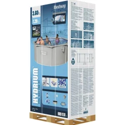 Bestway Framezwembad Hydrium bovengronds rond 360x120 cm