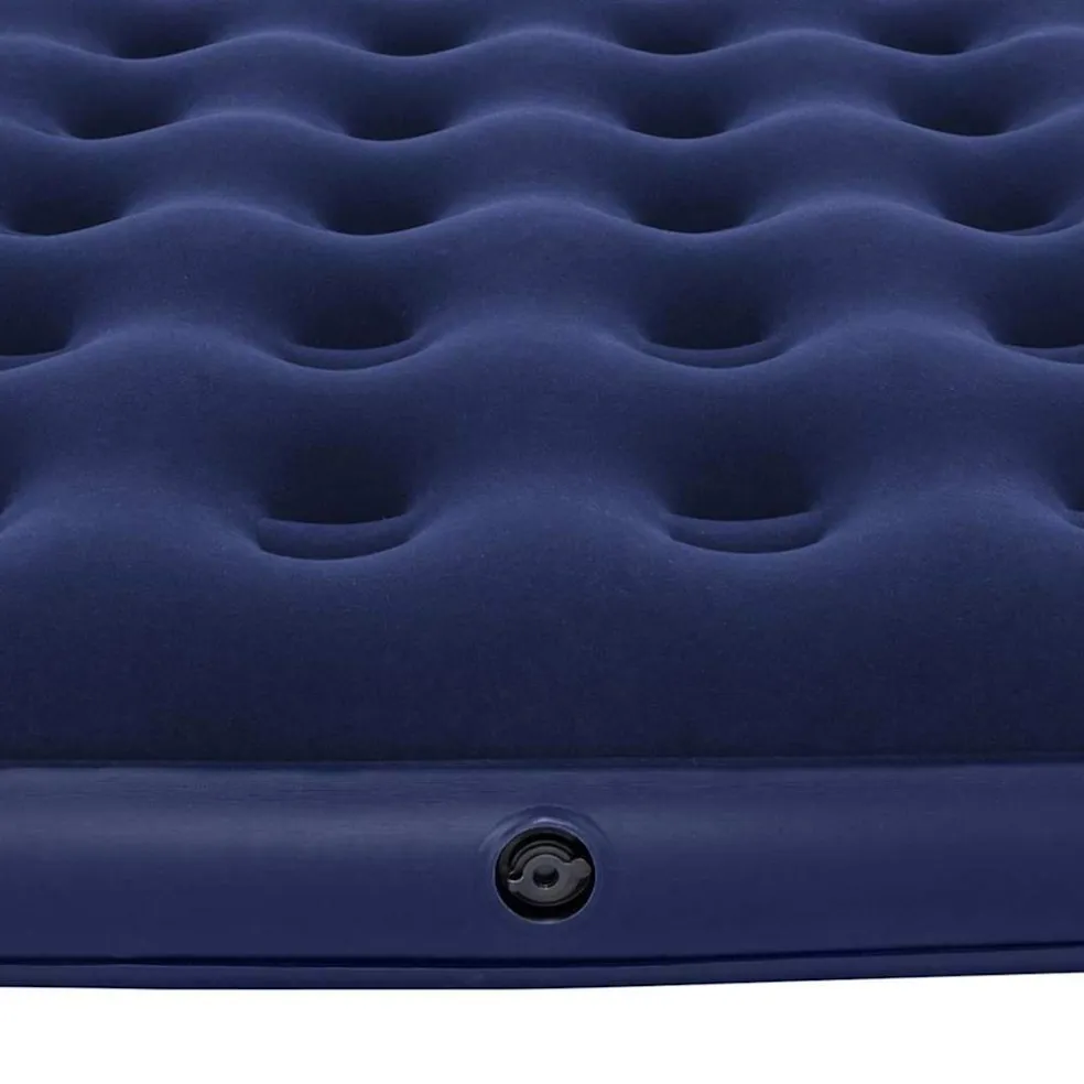 Best Way Luchtbed Blauw 203 x 152 x 22 cm PVC
