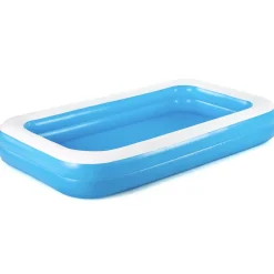 Bestway Opblaasbaar Zwembad 305 x 183 x 46 cm Rechthoekig voor Blauw