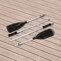 Bestway Opblaasbare boot Grijs en Wit 3,64 x 1,66 m PVC
