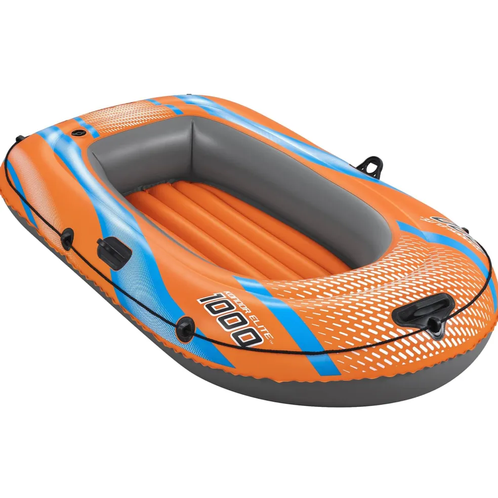 Bestway Opblaasbare boot Oranje 162 x 96 cm PVC