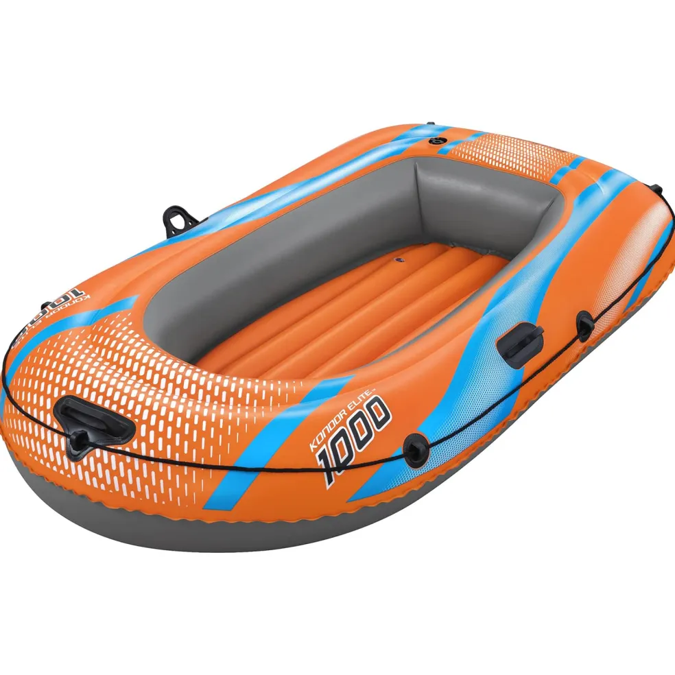 Bestway Opblaasbare boot Oranje 162 x 96 cm PVC