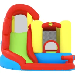 Happy Hop Springkasteel met glijbaan en plonsbad 280x319x211 cm