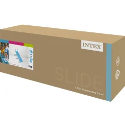 INTEX Vrijstaande Glijbaan INTEX Lichtblauw 1,83 m PP en Staal