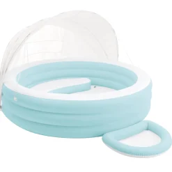 INTEX Zwembad lounge float met luifel 277 x 221 x 137 cm Rond voor