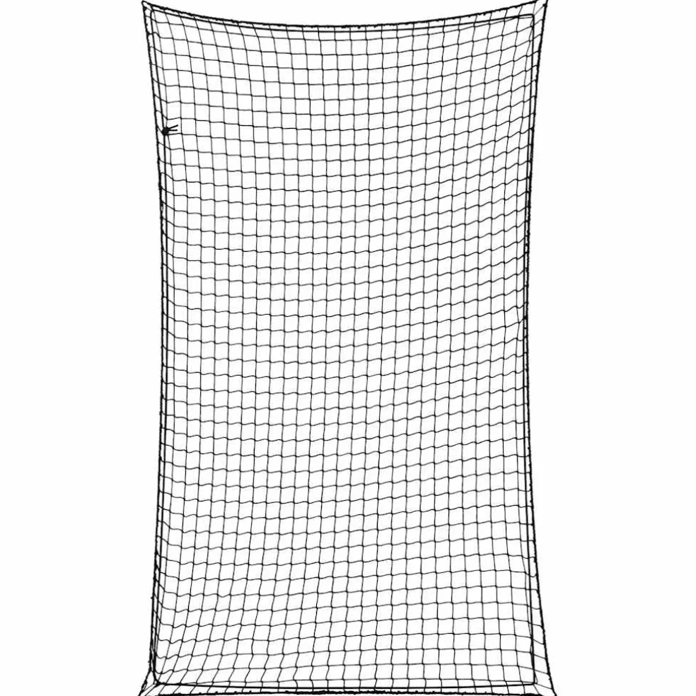 vidaXL Aanhangwagennet elastisch touw 2,1x1,25 m polypropeen zwart
