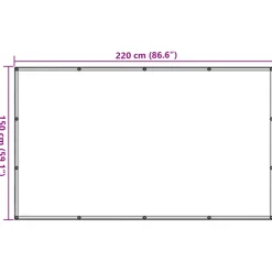 vidaXL Aanhangwagennet 1,5x2,2 m HDPE groen
