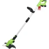 vidaXL Accugrastrimmer met accu 20 V 1500 mAh Li-ion