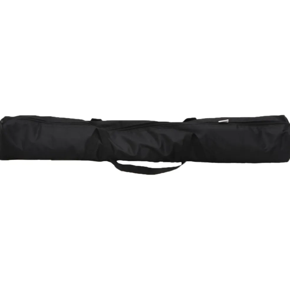 vidaXL Achtergrondstandaard 254x243 cm staal zwart