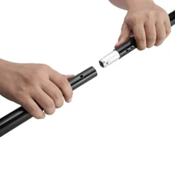 vidaXL Achtergrondsysteem 600x300 cm zwart