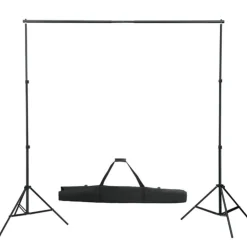 vidaXL Achtergrondsysteem 600x300 cm wit