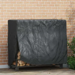 vidaXL Afdekhoes voor haardhoutrek 61 x 122 x 106 cm 210D Oxford Stof