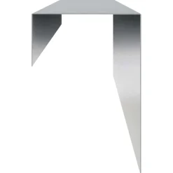 vidaXL Afdekprofiel voor tuinafboording 2 st 100 x 10 x 15 cm
