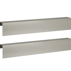 vidaXL Afdekprofiel voor tuinafboording 2 st 100 x 10 x 15 cm