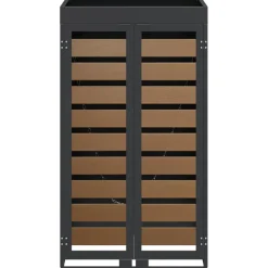 vidaXL Afvalcontaineropslag met gasliftdeksel voor 240L container