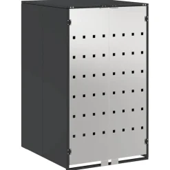 vidaXL Afvalcontaineropslag met gasliftdeksel voor 240L container
