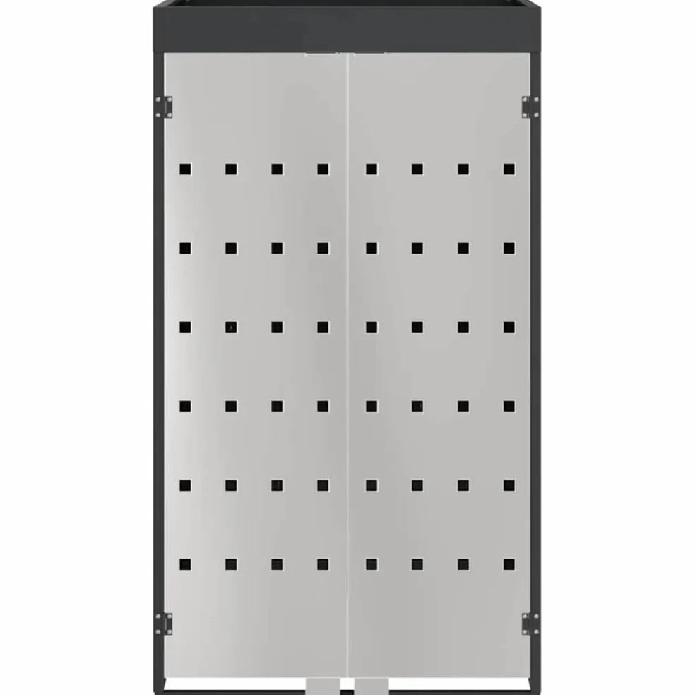 vidaXL Afvalcontaineropslag met plantenbakdak voor 240L container