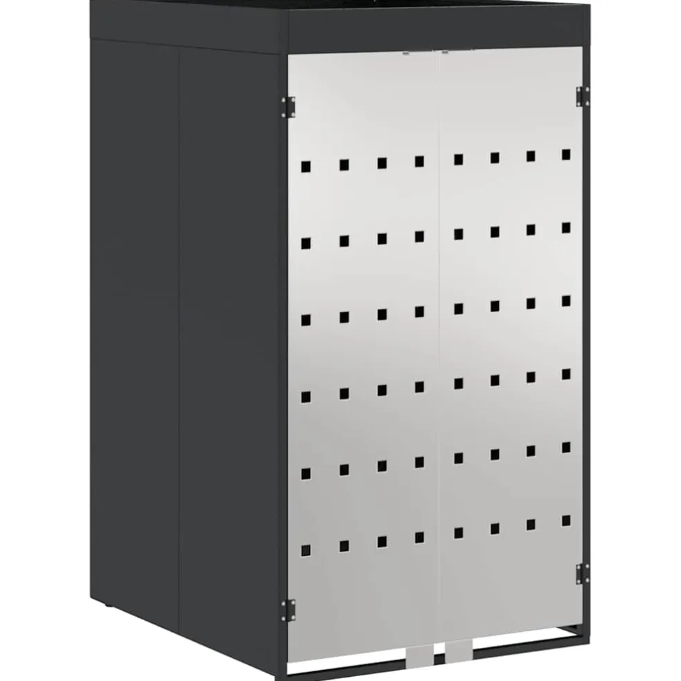 vidaXL Afvalcontaineropslag met plantenbakdak voor 240L container