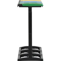 vidaXL Afvalzakstandaards met deksel 240-330 L PP meerkleurig