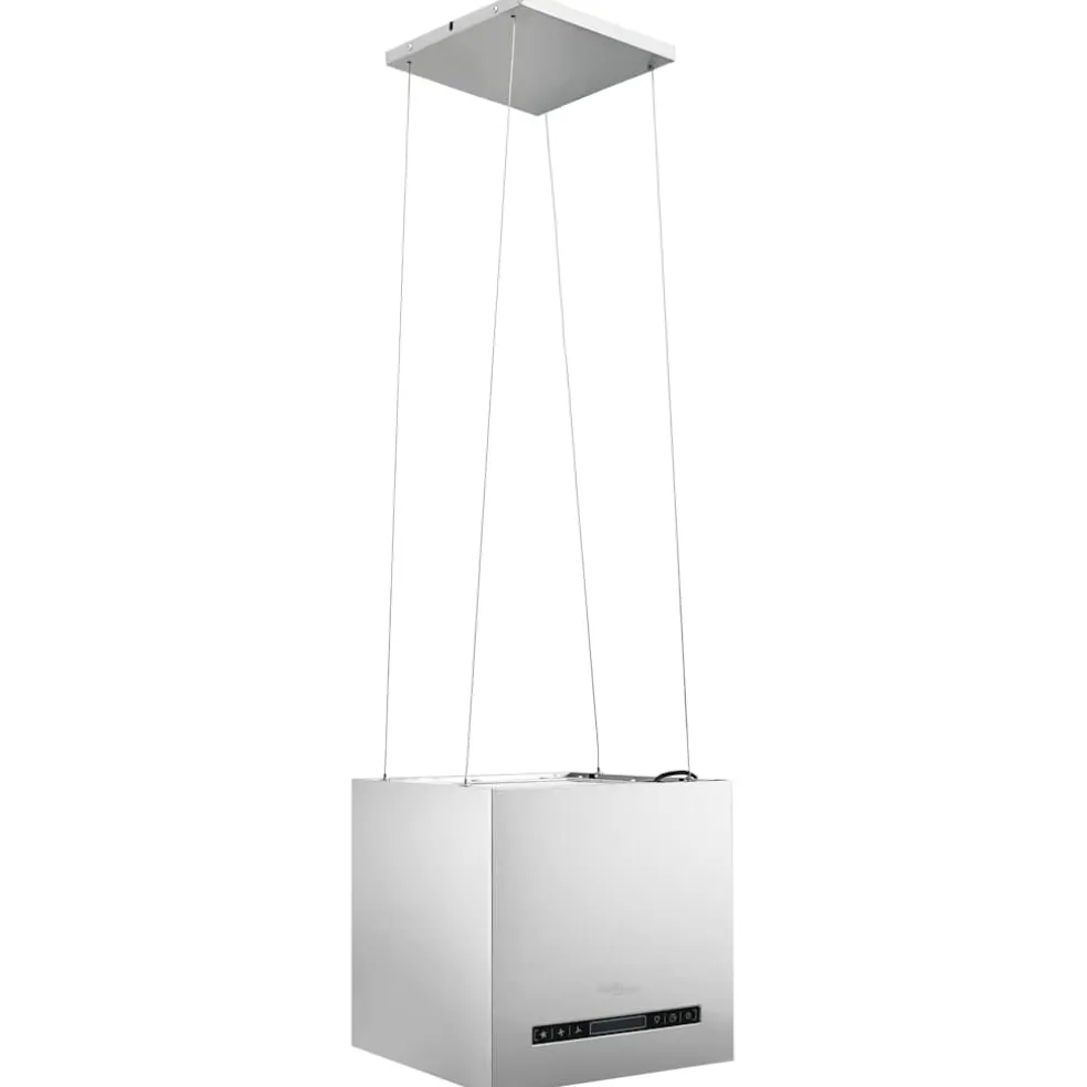 vidaXL Afzuigkap hangend met aanraaksensor LCD 37 cm roestvrij staal