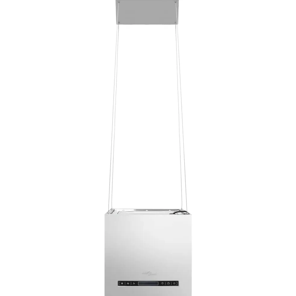 vidaXL Afzuigkap hangend met aanraaksensor LCD 37 cm roestvrij staal