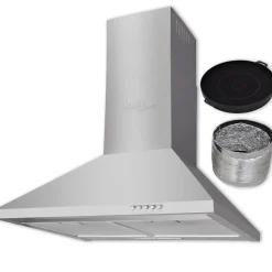 vidaXL Afzuigkap 600 mm roestvrij staal