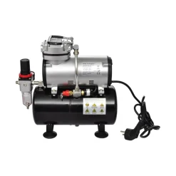 vidaXL Airbrush Compressorset met 2 pistolen