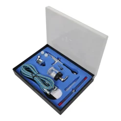 vidaXL Airbrush Compressorset met 2 pistolen