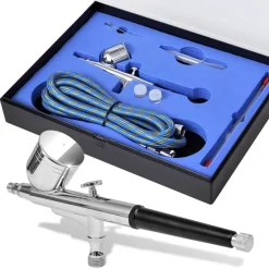 vidaXL Airbrush set 0,2 / 0,3 / 0,5 mm mondstukken