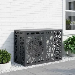 vidaXL Airconditioner hoes Antraciet 90 x 40 x 60 cm Staal