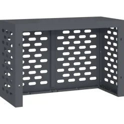 vidaXL Airconditioner hoes Antraciet 90 x 40 x 60 cm Staal