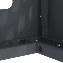 vidaXL Airconditioner hoes Antraciet 90 x 40 x 60 cm Staal