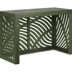 vidaXL Airconditioner hoes Olijfgroen 90 x 40 x 60 cm Staal
