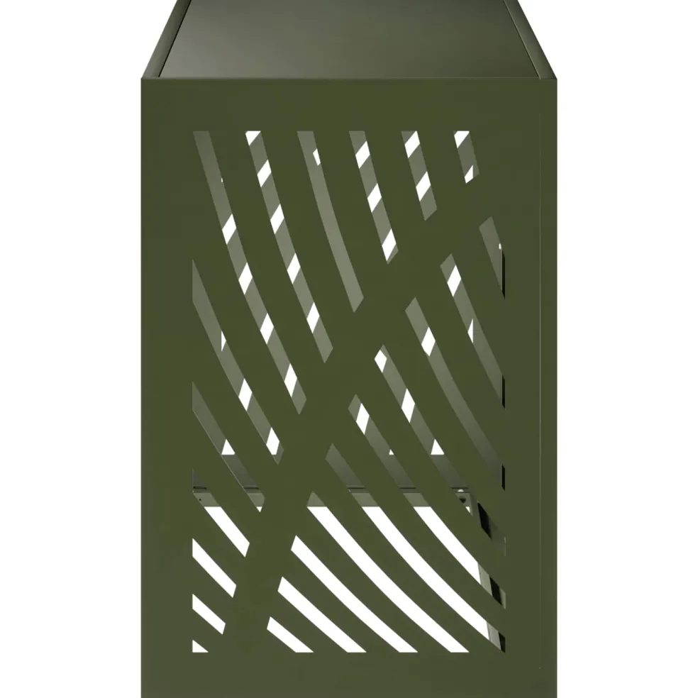 vidaXL Airconditioner hoes Olijfgroen 90 x 40 x 60 cm Staal
