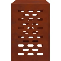 vidaXL Airconditioner hoes Roestkleurig 90 x 40 x 60 cm weervast staal