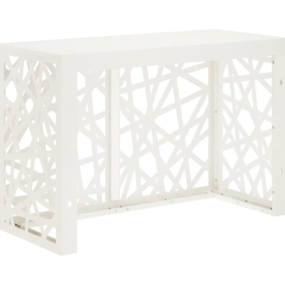 vidaXL Airconditioner hoes Wit 90 x 40 x 60 cm Staal