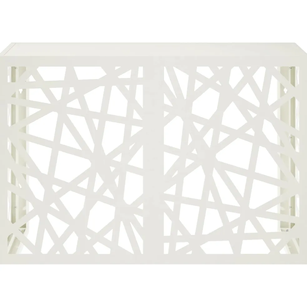 vidaXL Airconditioner hoes Wit 90 x 40 x 60 cm Staal