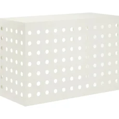 vidaXL Airconditioner hoes Wit 90 x 40 x 60 cm Staal