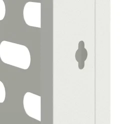 vidaXL Airconditioner hoes Wit 90 x 40 x 60 cm Staal