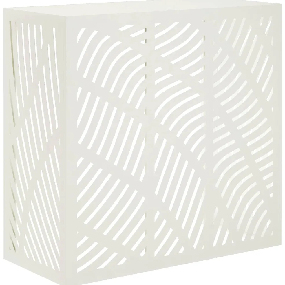 vidaXL Airconditioner hoes Wit 110 x 50 x 105 cm Staal