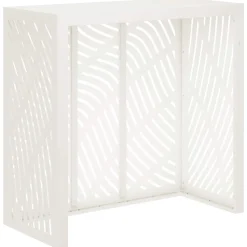 vidaXL Airconditioner hoes Wit 110 x 50 x 105 cm Staal