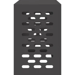 vidaXL Airconditioner hoes Zwart 90 x 40 x 60 cm Staal