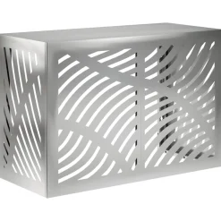vidaXL Airconditioner hoes zilver 90 x 40 x 60 cm Gegalvaniseerd staal