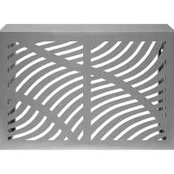vidaXL Airconditioner hoes zilver 90 x 40 x 60 cm Gegalvaniseerd staal
