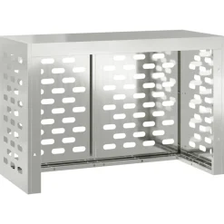 vidaXL Airconditioner hoes zilver 90 x 40 x 60 cm Gegalvaniseerd staal