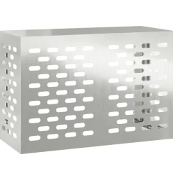 vidaXL Airconditioner hoes Zwart 90 x 40 x 60 cm Staal