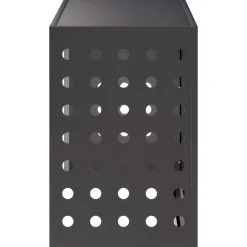 vidaXL Airconditioner hoes Zwart 90 x 40 x 60 cm Staal