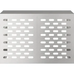 vidaXL Airconditioner hoes zilver 90 x 40 x 60 cm Roestvrij staal