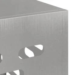 vidaXL Airconditioner hoes zilver 90 x 40 x 60 cm Roestvrij staal