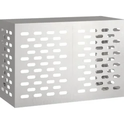 vidaXL Airconditioner hoes zilver 90 x 40 x 60 cm Roestvrij staal